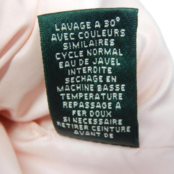 Ralph Lauren Women's Quilted Pink Belted Vest Large Puffer - Picture 8 of 9